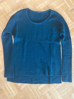 Babaton Hunter Green Merino Wool Sweater